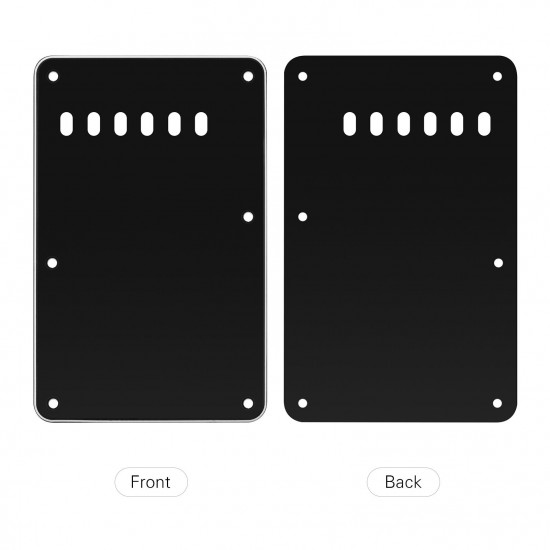 6 Holes 3-Ply Guitar Backplate Tremolo Back Cover Replacement for ST Electric Guitar 6 Holes 3-Ply Guitar Backplate Tremolo Back Cover Replacement for ST Electric Guitar