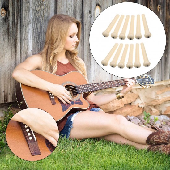 Acoustic Folk Guitar Accessories Kit Including 24pcs Bridge Pins + 3pcs Celluloid Picks(Random Color Delivery) + 1 Bridge Pin Puller + 1 Metal Storage Box Acoustic Folk Guitar Accessories Kit Including 24pcs Bridge Pins + 3pcs Celluloid Picks(Random Color Delivery) + 1 Bridge Pin Puller + 1 Metal Storage Box