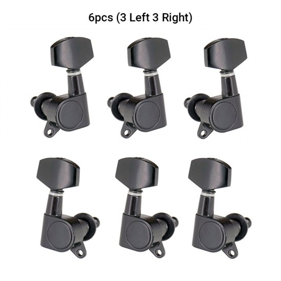 6pcs Sealed Guitar String Pegs Locking Tuners 3L3R Tuning Pegs String Tuners Electric Acoustic Guitar Tuner Machine Heads Knobs 3 Left 3 Right 6pcs Sealed Guitar String Pegs Locking Tuners 3L3R Tuning Pegs String Tuners Electric Acoustic Guitar Tuner Machine Heads Knobs 3 Left 3 Right