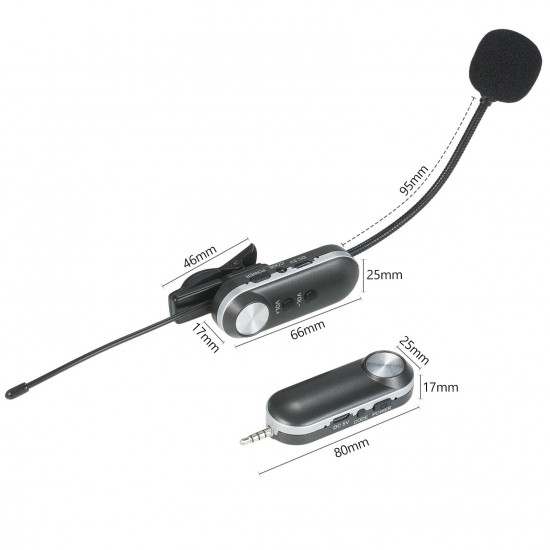 UHF Headset Wireless Microphone Instrument Mic Omni-directional Hifi Microphone Wireless Instrument Microphone System Receiver & Transmitter UHF Clip Type Mic+Receiver for Sax Saxophone French Horn Trumpet Trumbone UHF Headset Wireless Microphone Instrument Mic Omni-directional Hifi Microphone Wireless Instrument Microphone System Receiver & Transmitter UHF Clip Type Mic+Receiver for Sax Saxophone French Horn Trumpet Trumbone