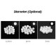 20pcs Fingerboard Dots Guitar Fretboard Position Marker Inlay Dots White Mother of Pearl Shell White Pearl Dots 20pcs Fingerboard Dots Guitar Fretboard Position Marker Inlay Dots White Mother of Pearl Shell White Pearl Dots