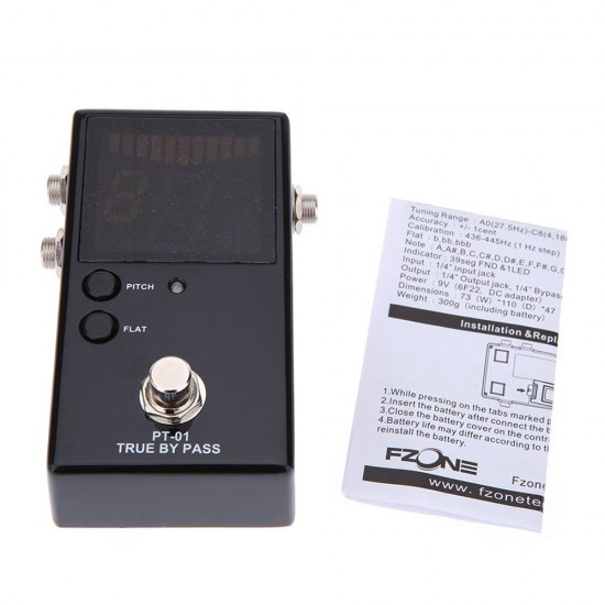 Guitar Bass Violin Ukelele Mini Pedal Tuner Guitar Bass Violin Ukelele Mini Pedal Tuner