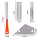 Stainless Steel Guitar Fret Polishing File Guitars Frets Leveling Ruler Fret Polishing Protection Gasket Guitar Repairing Tool Stainless Steel Guitar Fret Polishing File Guitars Frets Leveling Ruler Fret Polishing Protection Gasket Guitar Repairing Tool