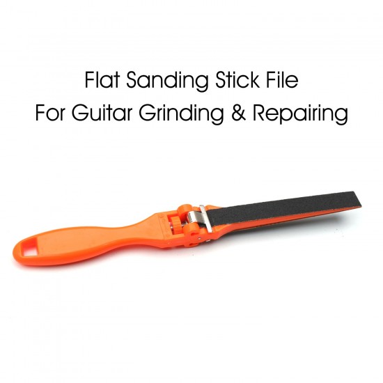 Sanding Stick File Replaceable Abrasive Strips for Guitar Fret Sandle Leveling Crowning Sanding Stick File Replaceable Abrasive Strips for Guitar Fret Sandle Leveling Crowning