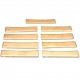 9Pcs Guitar Brass Radian Fret Inserts 7.25/9.5/10/12/14/15/16/17/20 Radius Fingerboard Fret Press Caul Insert for Acoustic/Electric Guitar Electric Bass 9Pcs Guitar Brass Radian Fret Inserts 7.25/9.5/10/12/14/15/16/17/20 Radius Fingerboard Fret Press Caul Insert for Acoustic/Electric Guitar Electric Bass