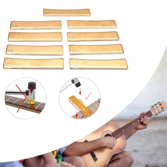 9Pcs Guitar Brass Radian Fret Inserts 7.25/9.5/10/12/14/15/16/17/20 Radius Fingerboard Fret Press Caul Insert for Acoustic/Electric Guitar Electric Bass 9Pcs Guitar Brass Radian Fret Inserts 7.25/9.5/10/12/14/15/16/17/20 Radius Fingerboard Fret Press Caul Insert for Acoustic/Electric Guitar Electric Bass