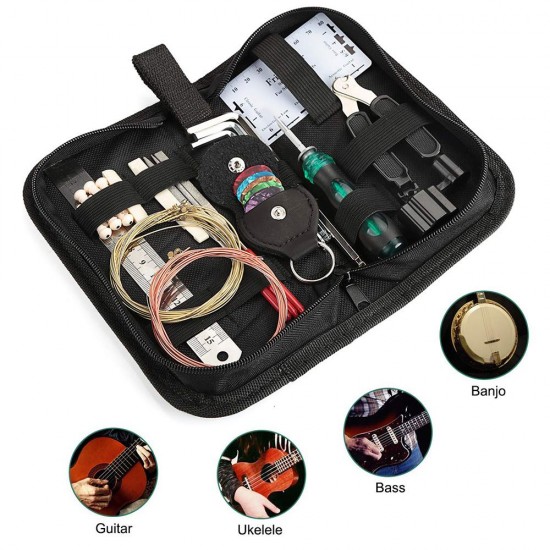 W006 Guitar Repairing Kit Guitar Care Kit Maintenance Tool Set Cleaning Accessories W006 Guitar Repairing Kit Guitar Care Kit Maintenance Tool Set Cleaning Accessories