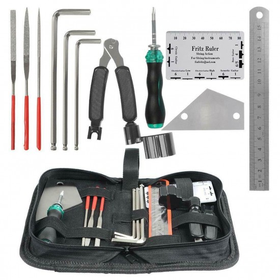 Guitar Repairing Kit Guitar Care Kit Maintenance Tool Set Cleaning Accessories Guitar Repairing Kit Guitar Care Kit Maintenance Tool Set Cleaning Accessories