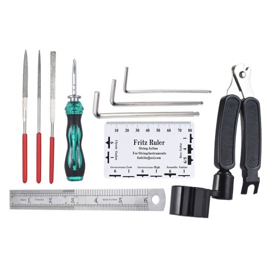 Guitar Repairing Kit Guitar Care Kit Maintenance Tool Set Cleaning Accessories Guitar Repairing Kit Guitar Care Kit Maintenance Tool Set Cleaning Accessories