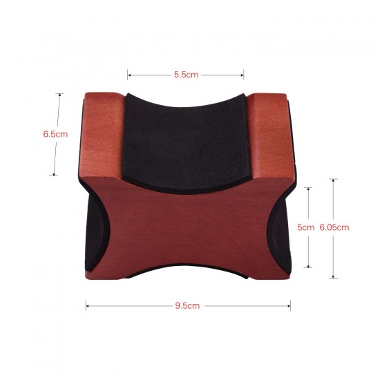 Guitar Neck Rest Support Pillow Mahogany Material 2 Usage Height Luthier Tool for Electric Acoustic Guitar Bass Mandolin Guitar Neck Rest Support Pillow Mahogany Material 2 Usage Height Luthier Tool for Electric Acoustic Guitar Bass Mandolin