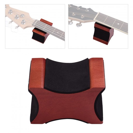 Guitar Neck Rest Support Pillow Mahogany Material 2 Usage Height Luthier Tool for Electric Acoustic Guitar Bass Mandolin Guitar Neck Rest Support Pillow Mahogany Material 2 Usage Height Luthier Tool for Electric Acoustic Guitar Bass Mandolin