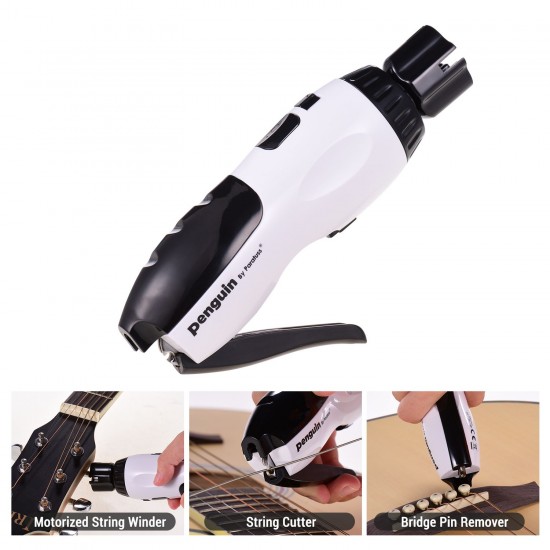3-in-1 Multifunctional Restringing Tool Motorized String Winder Strings Cutter Bridge Pin Remover Built-in Rechargeable Battery for Electric Acoustic Guitar Bass Mandolin Ukelele 3-in-1 Multifunctional Restringing Tool Motorized String Winder Strings Cutter Bridge Pin Remover Built-in Rechargeable Battery for Electric Acoustic Guitar Bass Mandolin Ukelele