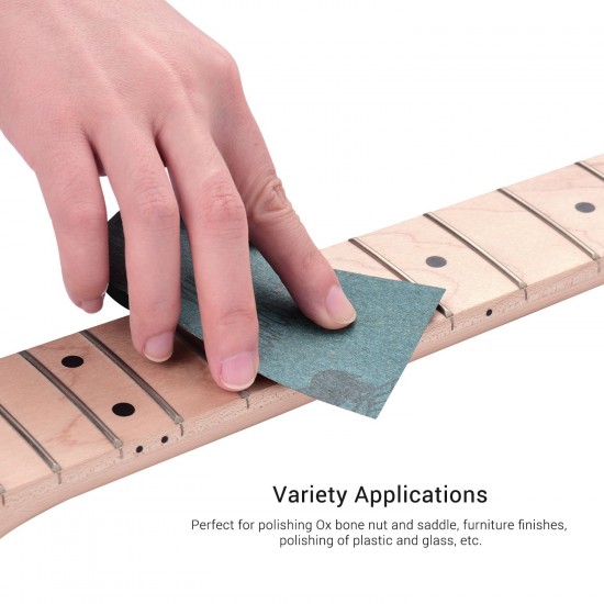 9 Sheets Abrasive Paper Kit Including 3pcs 320 Grit Sandpaper + 6pcs 240 Grit Sandpaper Guitar Luthier Tool Kit for Polishing Ox Bone Nut and Saddle Furniture Hobbies and Home Improvement 9 Sheets Abrasive Paper Kit Including 3pcs 320 Grit Sandpaper + 6pcs 240 Grit Sandpaper Guitar Luthier Tool Kit for Polishing Ox Bone Nut and Saddle Furniture Hobbies and Home Improvement