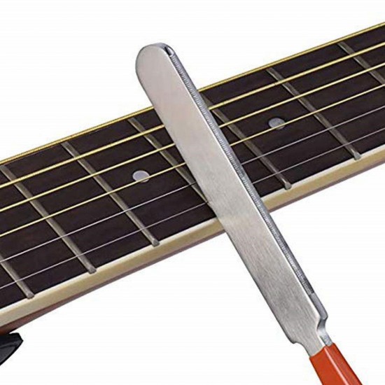 Guitar Repair Luthier Tools Kit Guitar Fret Crowning File 3 in 1 Guitar String Winder Cutter Fret Rocker Fingerboard Guard Grinding Stone Guitar Repair Luthier Tools Kit Guitar Fret Crowning File 3 in 1 Guitar String Winder Cutter Fret Rocker Fingerboard Guard Grinding Stone