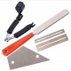 Guitar Repair Luthier Tools Kit Guitar Fret Crowning File 3 in 1 Guitar String Winder Cutter Fret Rocker Fingerboard Guard Grinding Stone Guitar Repair Luthier Tools Kit Guitar Fret Crowning File 3 in 1 Guitar String Winder Cutter Fret Rocker Fingerboard Guard Grinding Stone