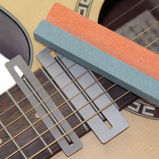 Guitar Repair Luthier Tools Kit Guitar Fret Crowning File 3 in 1 Guitar String Winder Cutter Fret Rocker Fingerboard Guard Grinding Stone Guitar Repair Luthier Tools Kit Guitar Fret Crowning File 3 in 1 Guitar String Winder Cutter Fret Rocker Fingerboard Guard Grinding Stone