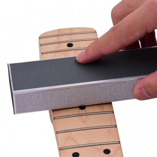 Guitar Fret Leveling Beam Guitar Fret Leveling Bar 20CM with Replacement Sandpaper Guitar Maintenance Tool Guitar Fret Leveling Beam Guitar Fret Leveling Bar 20CM with Replacement Sandpaper Guitar Maintenance Tool