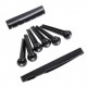 Classic Acoustic Guitar Bridge Pins Set Guitars Pins Saddle Nut Kit Guitar Parts Musical Instrument Accessory Classic Acoustic Guitar Bridge Pins Set Guitars Pins Saddle Nut Kit Guitar Parts Musical Instrument Accessory