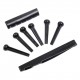 Classic Acoustic Guitar Bridge Pins Set Guitars Pins Saddle Nut Kit Guitar Parts Musical Instrument Accessory Classic Acoustic Guitar Bridge Pins Set Guitars Pins Saddle Nut Kit Guitar Parts Musical Instrument Accessory
