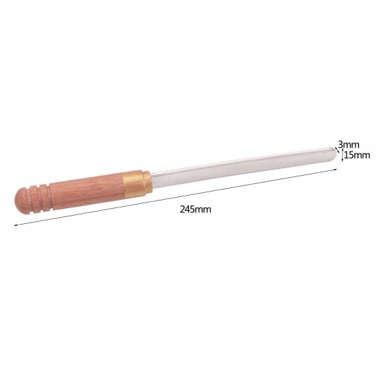 Wood Handle Guitar Fret Crowning File Dressing File Guitar Repairing Tools Professional Luthier Tool for Stringed Musical Instrument Wood Handle Guitar Fret Crowning File Dressing File Guitar Repairing Tools Professional Luthier Tool for Stringed Musical Instrument