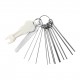 13 Sizes Guitar Nut Files with Bridge Pin Puller Remover Guitar Maintenance Repair Tool Kit for Electric Acoustric Guitar 13 Sizes Guitar Nut Files with Bridge Pin Puller Remover Guitar Maintenance Repair Tool Kit for Electric Acoustric Guitar