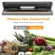 Vacuum Sealer Machine Automatic Vacuum Air Sealing System with 15 Sealing Bags For for Food Preservation Storage Saver Vacuum Sealer Machine Automatic Vacuum Air Sealing System with 15 Sealing Bags For for Food Preservation Storage Saver