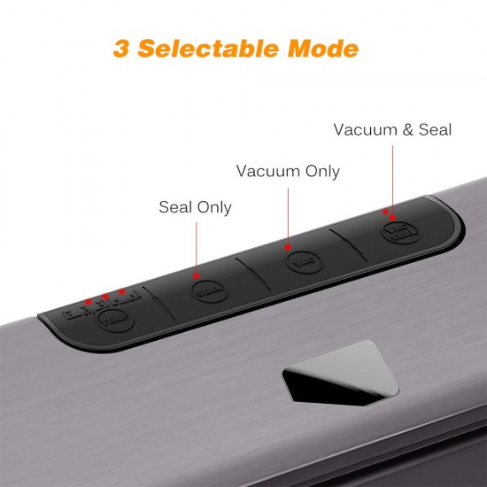 Vacuum Sealer Machine Automatic Vacuum Air Sealing System with 15 Sealing Bags For for Food Preservation Storage Saver Vacuum Sealer Machine Automatic Vacuum Air Sealing System with 15 Sealing Bags For for Food Preservation Storage Saver