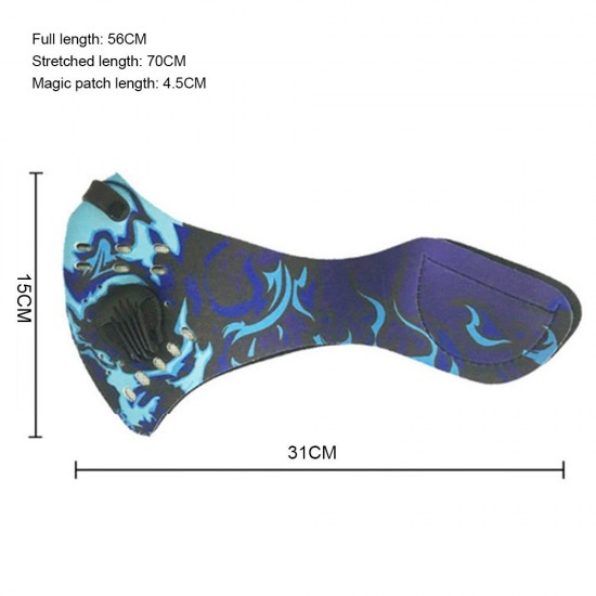 Half Face Cover Activated Carbon Pm2.5 Anti-dust Bike Cycling Outdoor Sports Breathable Face Filter Cover Half Face Cover Activated Carbon Pm2.5 Anti-dust Bike Cycling Outdoor Sports Breathable Face Filter Cover