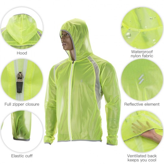 Waterproof Cycling Jacket Rainproof MTB Bike Wind Coat Road Bicycle Jacket Raincoat for Men and Women Waterproof Cycling Jacket Rainproof MTB Bike Wind Coat Road Bicycle Jacket Raincoat for Men and Women
