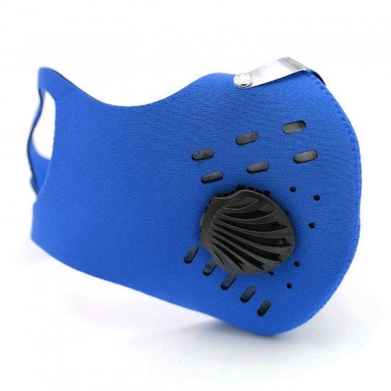 Adults Mouth Mask with Double Valves Active Carbon Filter Adjustable Safety Mask Reusable Breathing Valve Mask for Running Cycling Camping Traveling Adults Mouth Mask with Double Valves Active Carbon Filter Adjustable Safety Mask Reusable Breathing Valve Mask for Running Cycling Camping Traveling