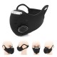Adults Mouth Mask with Double Valves Active Carbon Filter Adjustable Safety Mask Reusable Breathing Valve Mask for Running Cycling Camping Traveling Adults Mouth Mask with Double Valves Active Carbon Filter Adjustable Safety Mask Reusable Breathing Valve Mask for Running Cycling Camping Traveling