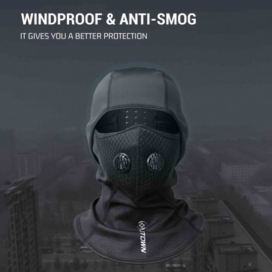 Balaclava Cycling Cap Thermal Face Cover with Breathing Valve in Winter for Skiing Snowboarding Motorcycling for Men Women Balaclava Cycling Cap Thermal Face Cover with Breathing Valve in Winter for Skiing Snowboarding Motorcycling for Men Women