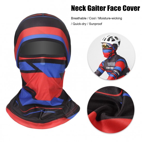Cycling Helmet Liner Neck Gaiter Breathable Sunproof Balaclava Print Stretchy Running Cycling Beanie Cap With Face Cover Cycling Helmet Liner Neck Gaiter Breathable Sunproof Balaclava Print Stretchy Running Cycling Beanie Cap With Face Cover