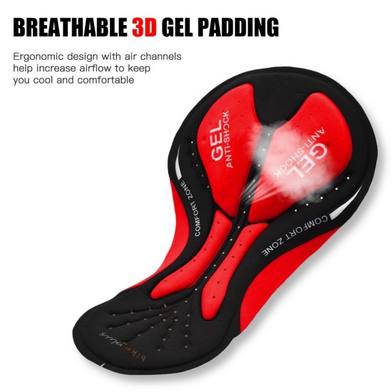 3 Packs Cycling Shorts Gel Padded Cushion Padding for Men Women Bicycle Underwear Pants 3 Packs Cycling Shorts Gel Padded Cushion Padding for Men Women Bicycle Underwear Pants