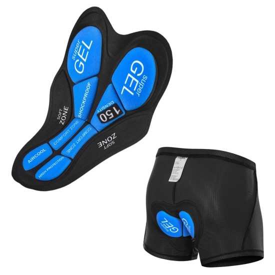 3 Packs Cycling Shorts Gel Padded Cushion Padding for Men Women Bicycle Underwear Pants 3 Packs Cycling Shorts Gel Padded Cushion Padding for Men Women Bicycle Underwear Pants