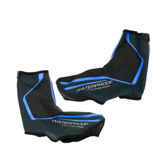 Cycling Bicycle Shoe Covers Waterproof Thermal MTB Mountain Bike Overshoes Protector with Fleece Lining Cycling Bicycle Shoe Covers Waterproof Thermal MTB Mountain Bike Overshoes Protector with Fleece Lining