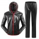 Waterproof Raincoat Pants Set Women Men Reflective Waterproof Hooded Suit for Cycling Riding Camping Waterproof Raincoat Pants Set Women Men Reflective Waterproof Hooded Suit for Cycling Riding Camping