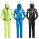 Waterproof Raincoat Pants Set Women Men Reflective Waterproof Hooded Suit for Cycling Riding Camping Waterproof Raincoat Pants Set Women Men Reflective Waterproof Hooded Suit for Cycling Riding Camping