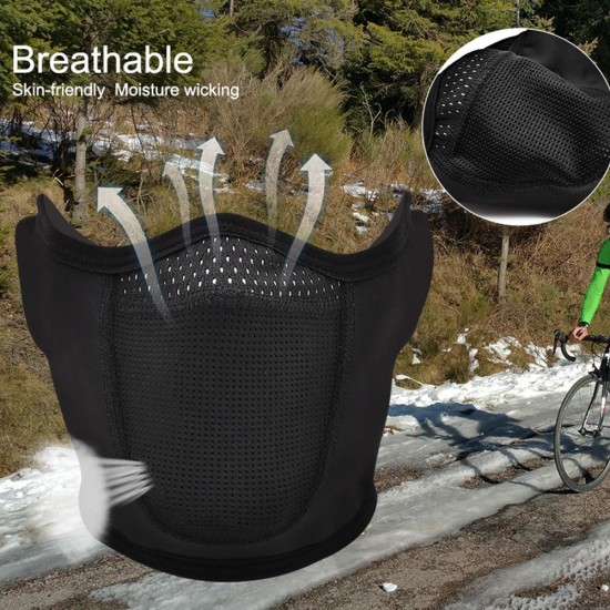 Windproof Thermal Fleece Cycling Face Cover Ear Covers Bandana for Outdoor Sport Motorcycling Running Hiking Skiing Snowboarding Windproof Thermal Fleece Cycling Face Cover Ear Covers Bandana for Outdoor Sport Motorcycling Running Hiking Skiing Snowboarding