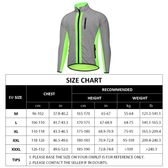 Men's Cycling Reflective Windbreaker Windproof Waterproof Cycling Jacket Bike Wear Quick-dry Elastic Breathable Sport Clothing For Running Jogging Cycling Gym Fitness Men's Cycling Reflective Windbreaker Windproof Waterproof Cycling Jacket Bike Wear Quick-dry Elastic Breathable Sport Clothing For Running Jogging Cycling Gym Fitness