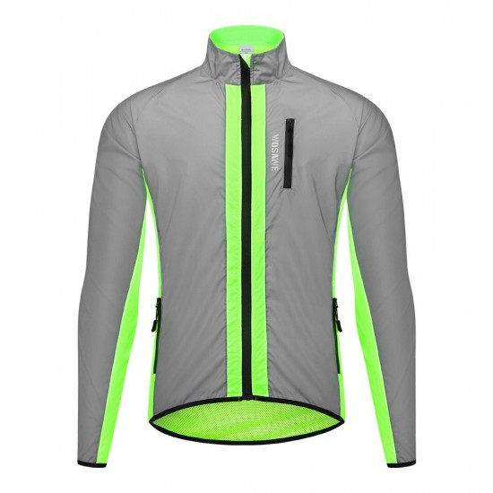 Men's Cycling Reflective Windbreaker Windproof Waterproof Cycling Jacket Bike Wear Quick-dry Elastic Breathable Sport Clothing For Running Jogging Cycling Gym Fitness Men's Cycling Reflective Windbreaker Windproof Waterproof Cycling Jacket Bike Wear Quick-dry Elastic Breathable Sport Clothing For Running Jogging Cycling Gym Fitness