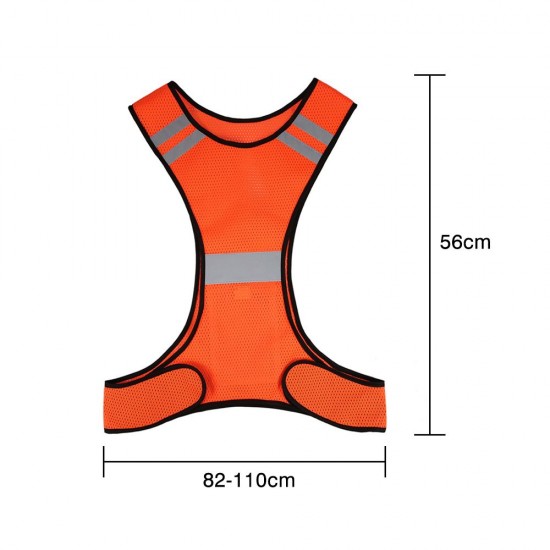Lightweight Breathable Mesh Reflective Vest High Visibility Safety Vest Gear for Running Walking Cycling Jogging Lightweight Breathable Mesh Reflective Vest High Visibility Safety Vest Gear for Running Walking Cycling Jogging