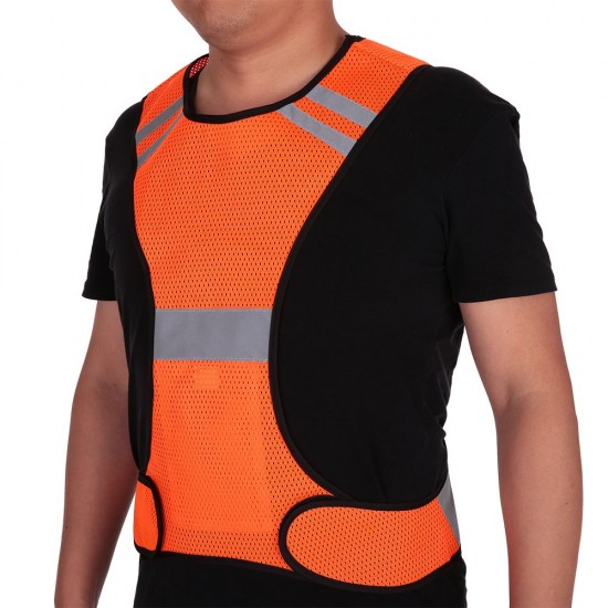 Lightweight Breathable Mesh Reflective Vest High Visibility Safety Vest Gear for Running Walking Cycling Jogging Lightweight Breathable Mesh Reflective Vest High Visibility Safety Vest Gear for Running Walking Cycling Jogging