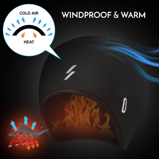 Outdoor Sports Men Cycling Cap Windproof Bicycle Bike Helmet Liner with Ear Cover and Glasses Keeper Running Skiing Motorcycle Beanie Winter Cap Headwear Outdoor Sports Men Cycling Cap Windproof Bicycle Bike Helmet Liner with Ear Cover and Glasses Keeper Running Skiing Motorcycle Beanie Winter Cap Headwear