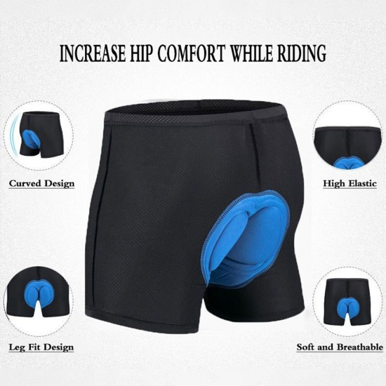 Men Women Bicycle Cycling Shorts Underwear Sponge Silica Gel 3D Padded Bike Trousers Sportswear Bicycle Accessories Men Women Bicycle Cycling Shorts Underwear Sponge Silica Gel 3D Padded Bike Trousers Sportswear Bicycle Accessories