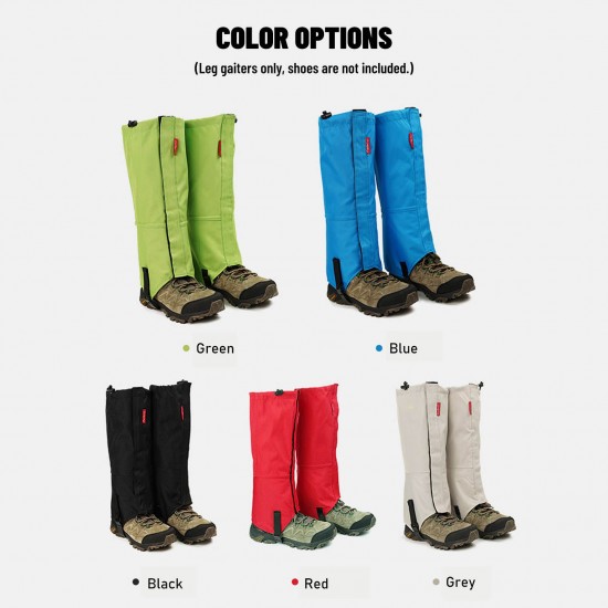 Leg Gaiters Snow Boot Gaiters Waterproof Wearproof Hiking Skiing Running Outdoor Leg Covers Shoe Covers Leg Gaiters Snow Boot Gaiters Waterproof Wearproof Hiking Skiing Running Outdoor Leg Covers Shoe Covers