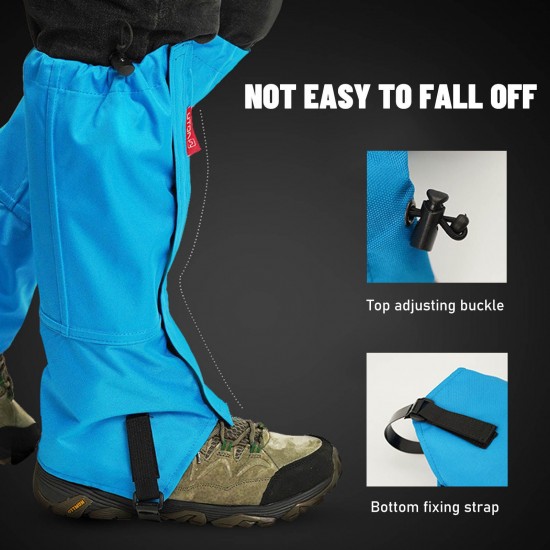 Leg Gaiters Snow Boot Gaiters Waterproof Wearproof Hiking Skiing Running Outdoor Leg Covers Shoe Covers Leg Gaiters Snow Boot Gaiters Waterproof Wearproof Hiking Skiing Running Outdoor Leg Covers Shoe Covers